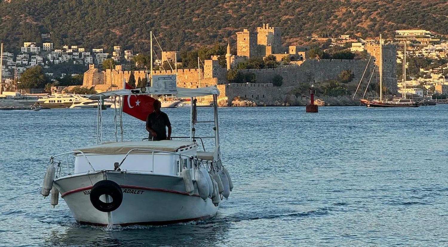 Bodrum Marina sailing